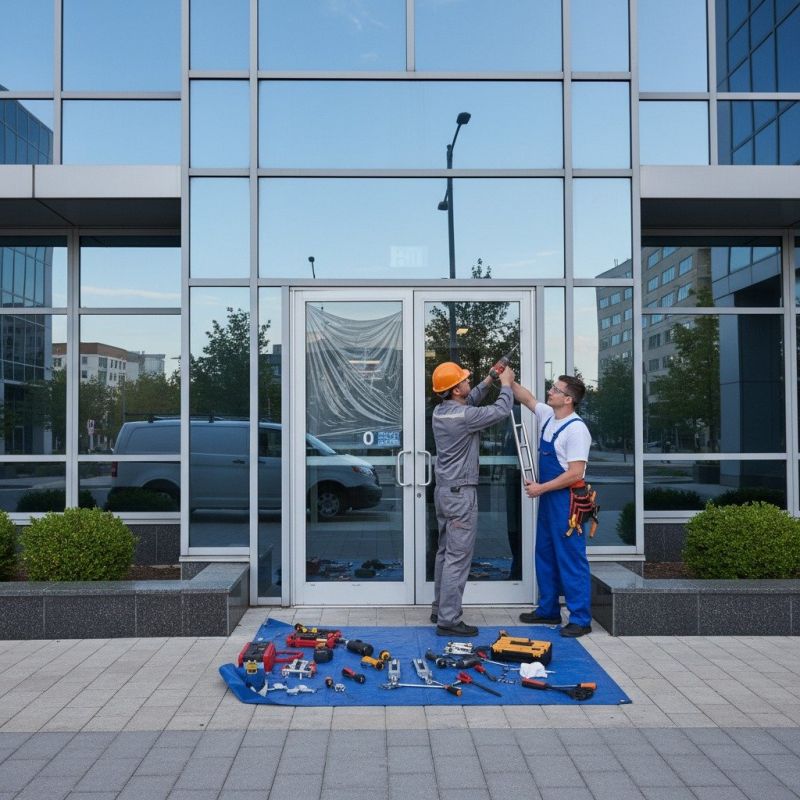 Commercial Glass Door Repair