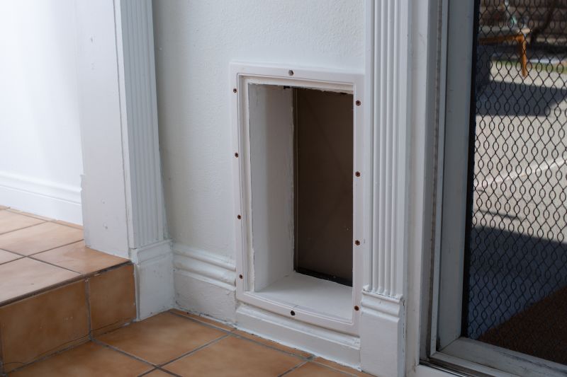 Dog Door Installation detail